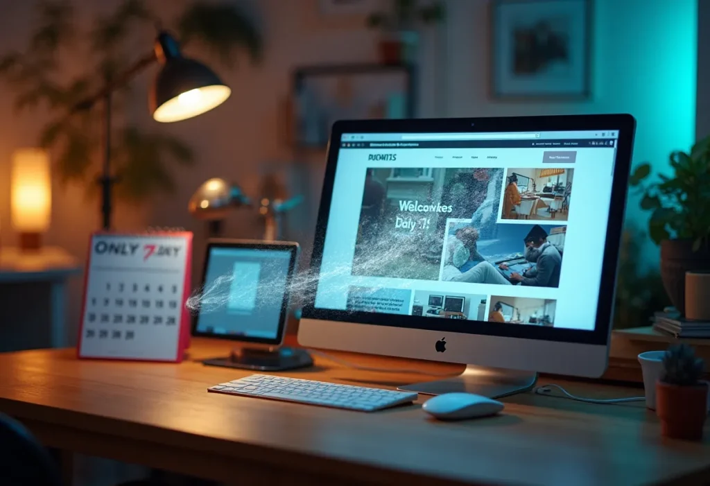 proceso de diseño web, web en 7 días, cómo hacer una página web rápido, pasos para crear una web, agencia de diseño web ágil, mi web rápido.